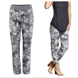 CAbi marbled tie dye watercolor joggers